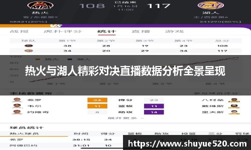 热火与湖人精彩对决直播数据分析全景呈现